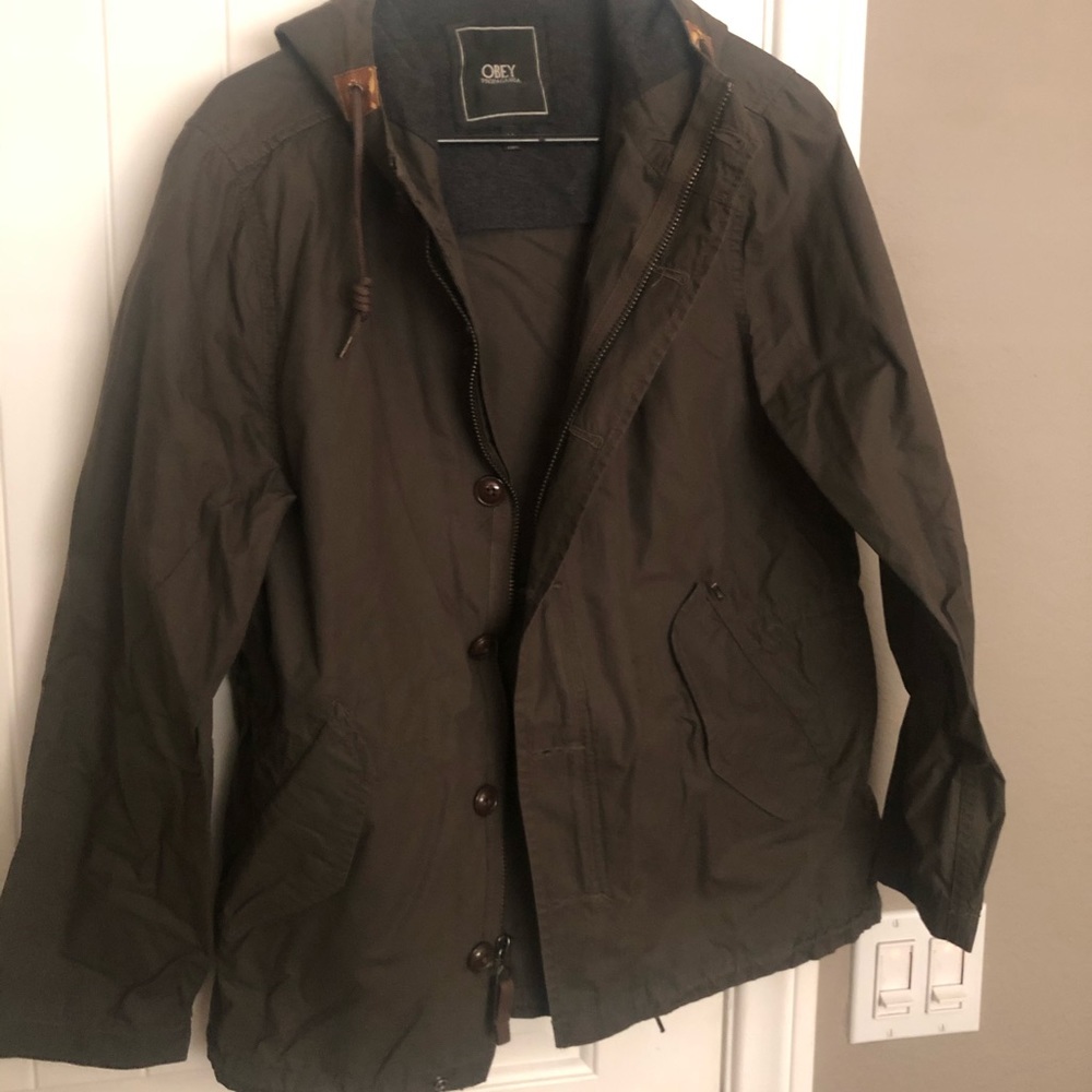 Obey Rain Jacket sz. Medium